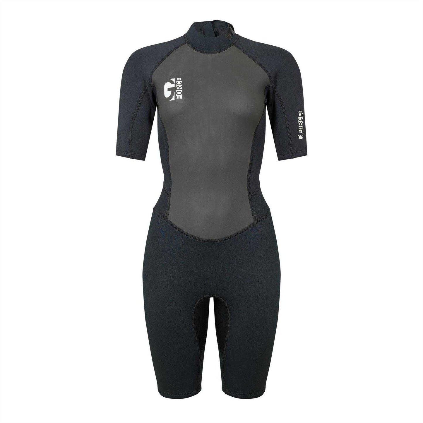 Black - Front - Gul Womens-Ladies Wetsuit