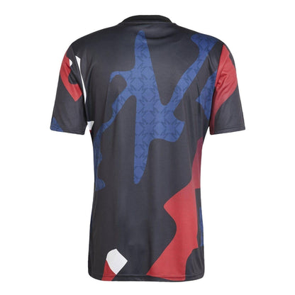Black-Red - Back - Adidas Mens 2024-2025 Manchester United FC Football Shirt