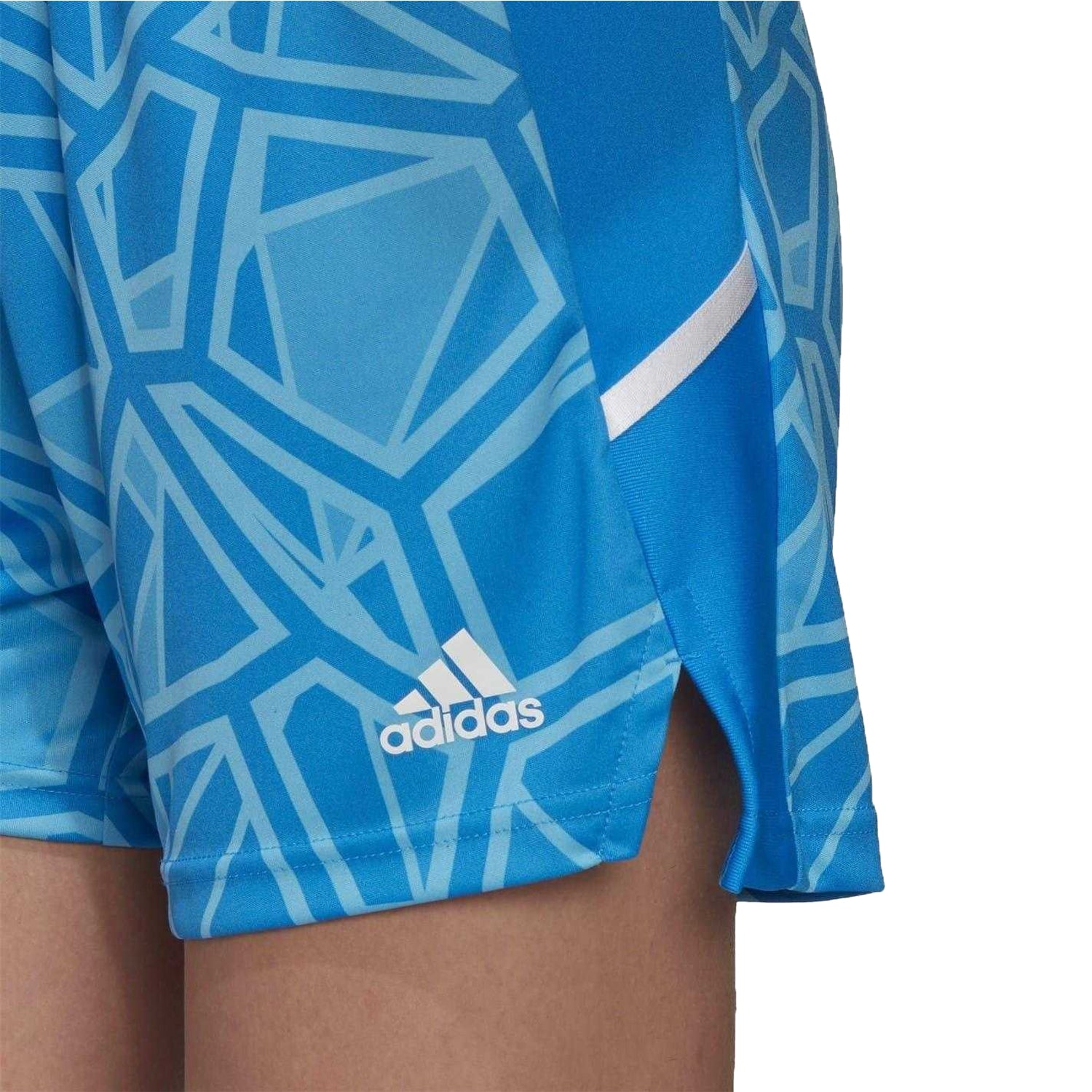 Blue - Side - Adidas Mens Long-Sleeved Goalkeeper Jersey