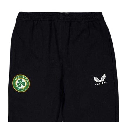 Black - Back - Castore Childrens-Kids Ireland Slim Tracksuit Bottoms
