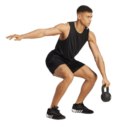 Black - Lifestyle - Adidas Mens Training Shorts