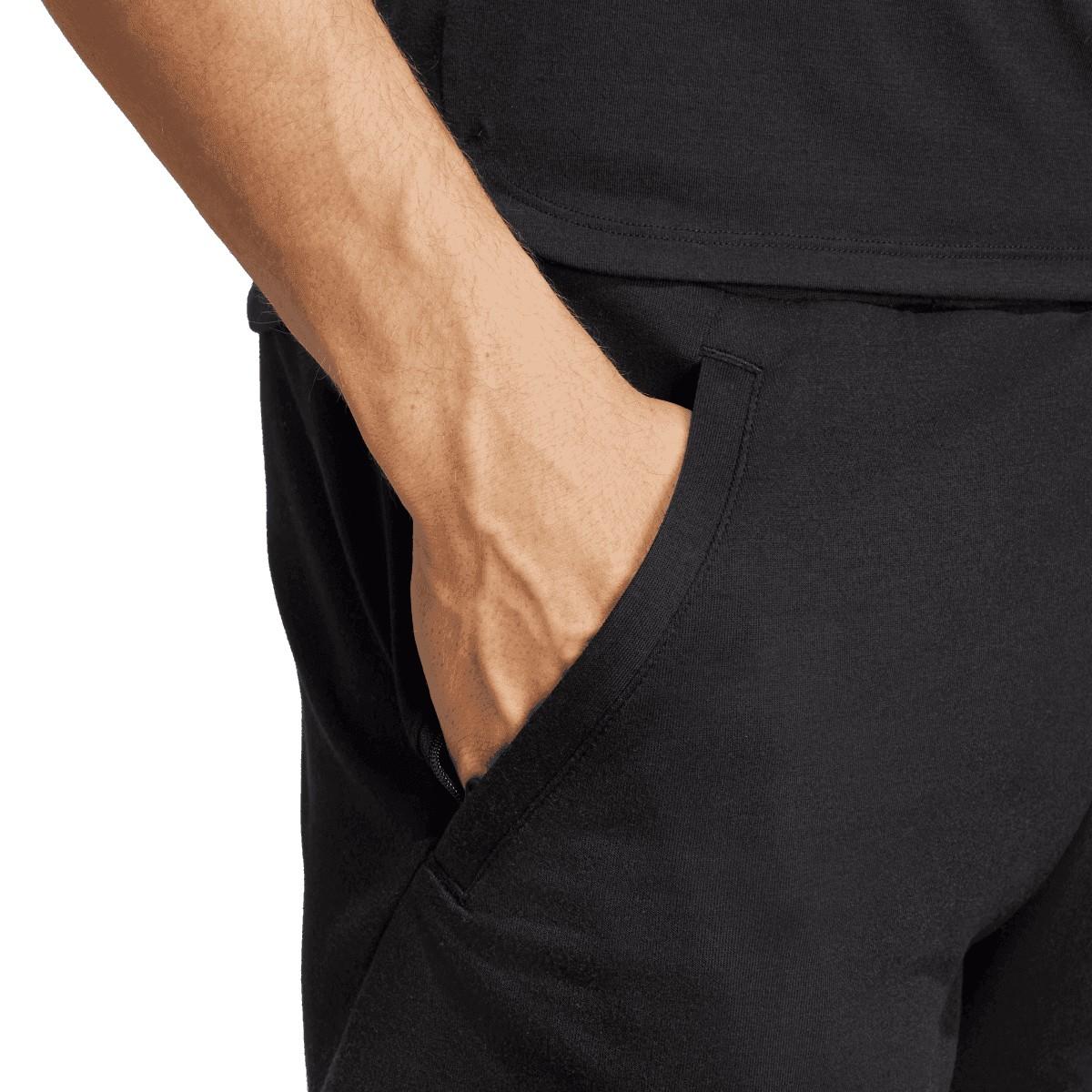 Black - Close up - Adidas Mens Training Shorts