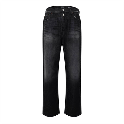 Black - Front - Diesel Womens-Ladies 9zero 1 Straight Jeans