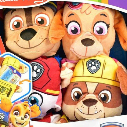 Multicoloured - Back - Paw Patrol Hand Puppet Plush Toy Set (Pack of 8)