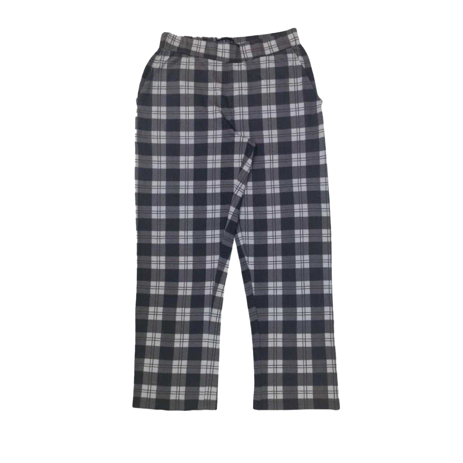 Charcoal - Side - Howick Mens Checked Pyjama Set Set