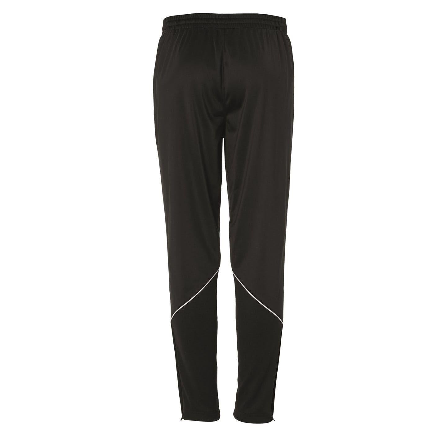 Black-White - Back - UHL Sport Mens Classic Tracksuit Bottoms