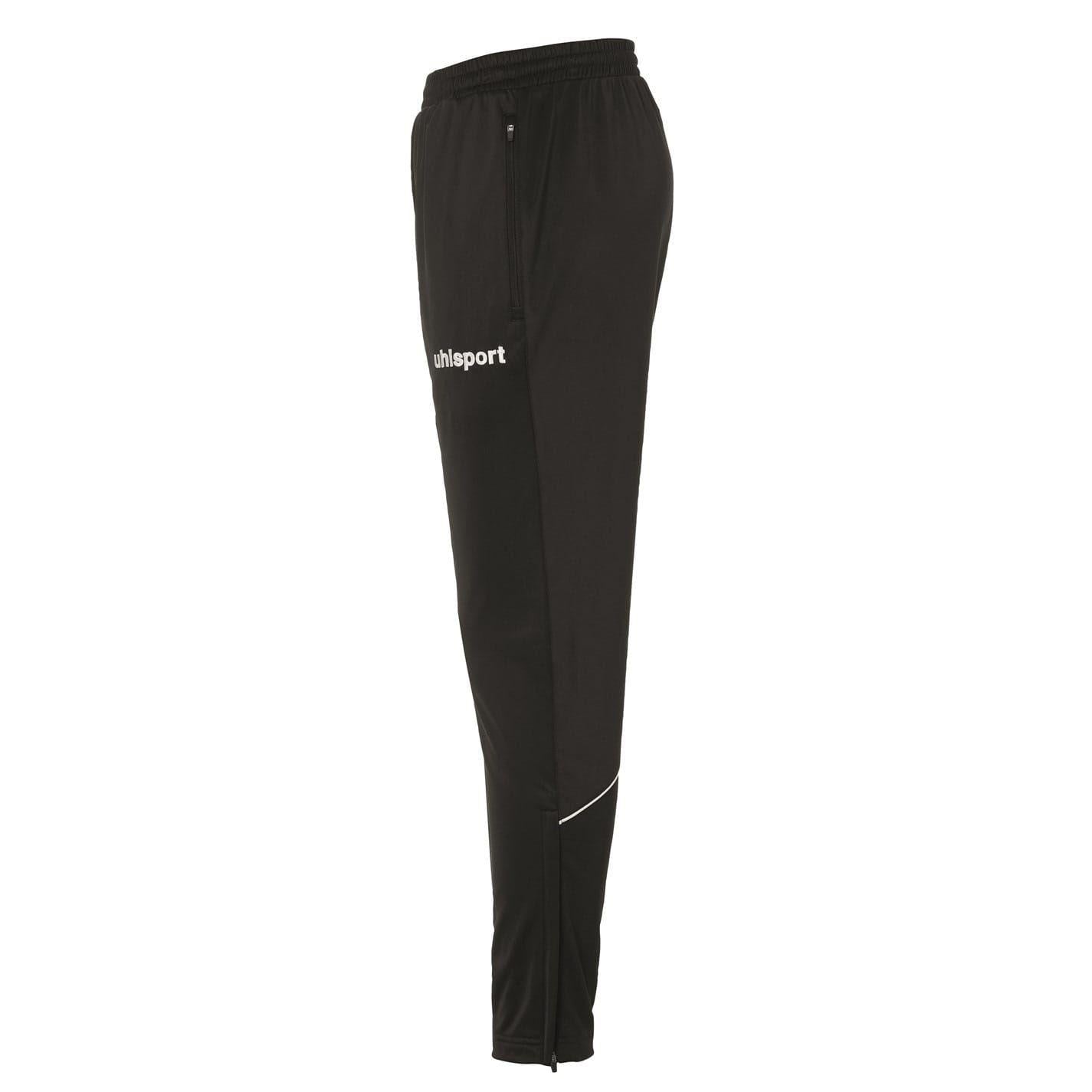 Black-White - Side - UHL Sport Mens Classic Tracksuit Bottoms