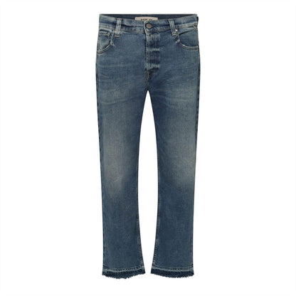 Blue - Front - Replay Womens-Ladies Straight Jeans