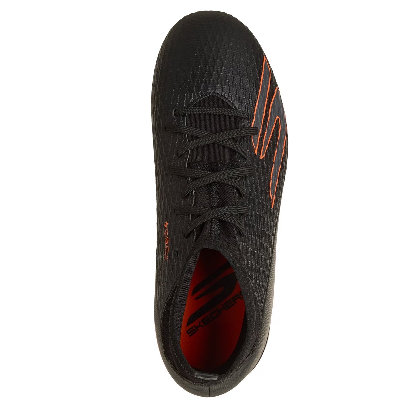 Black-Orange - Lifestyle - Skechers Childrens-Kids Skx 2 Firm Ground Football Boots