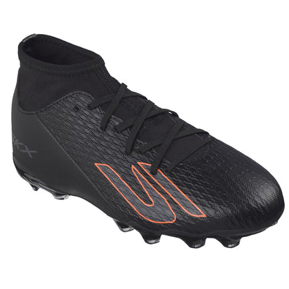 Black-Orange - Pack Shot - Skechers Childrens-Kids Skx 2 Firm Ground Football Boots
