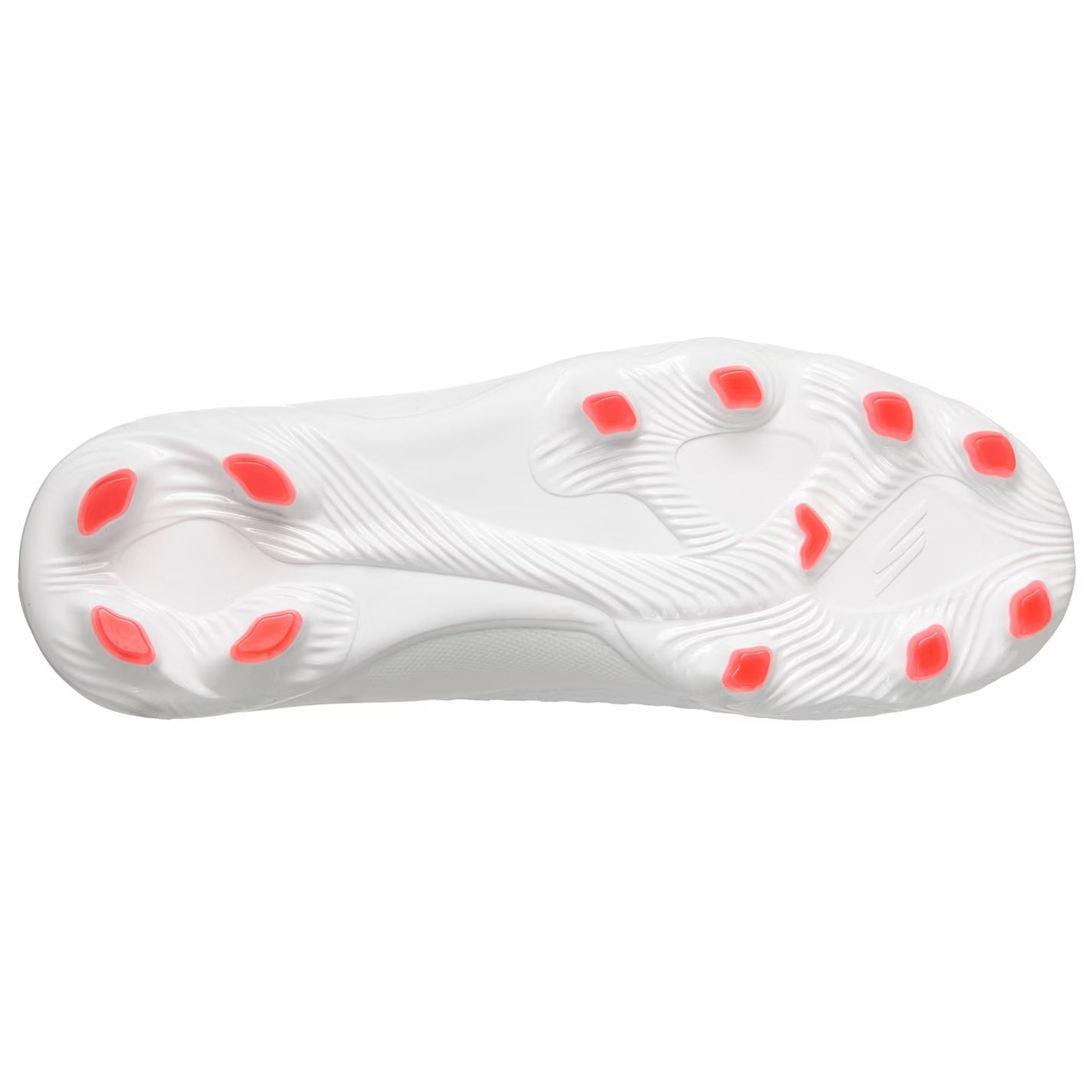 White-Blue - Back - Skechers Childrens-Kids Skx 2 Firm Ground Football Boots