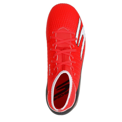 Red-Black - Lifestyle - Skechers Childrens-Kids Skx 2 Firm Ground Football Boots