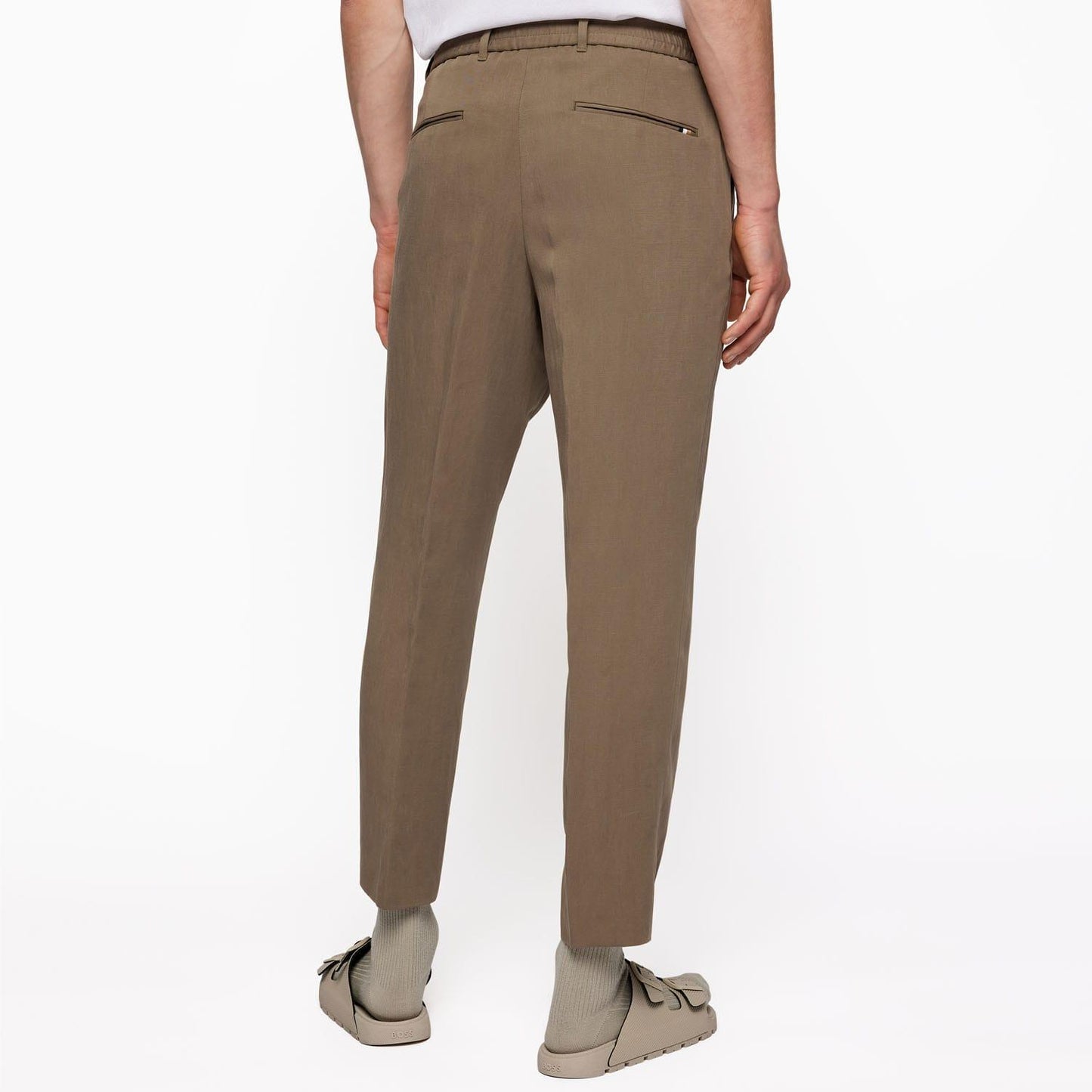 Green - Back - Boss Mens C-Perin Trousers
