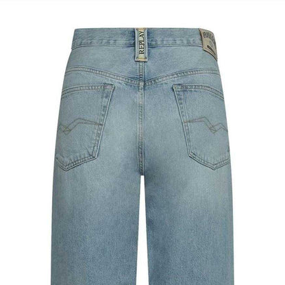 Blue - Lifestyle - Replay Womens-Ladies 9zero1 Straight Jeans