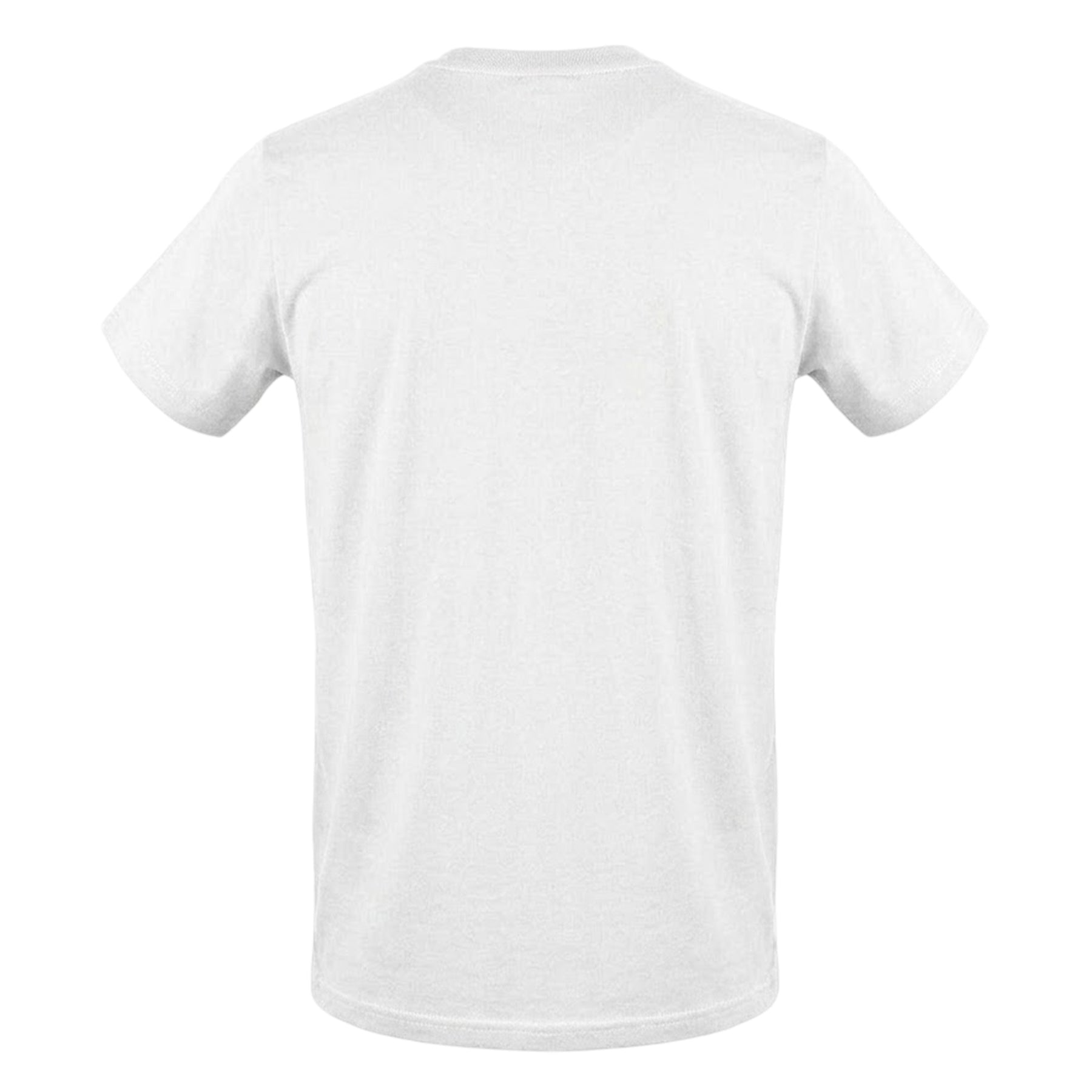 White - Back - Aquascutum Unisex Adult Logo T-Shirt
