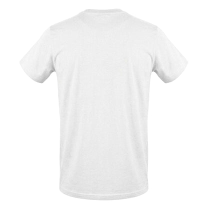White - Back - Aquascutum Unisex Adult Logo T-Shirt