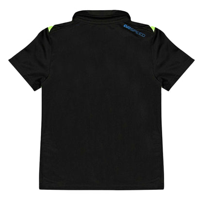 Black - Back - Puma Childrens-Kids Evospeed Colour Block Polo Shirt