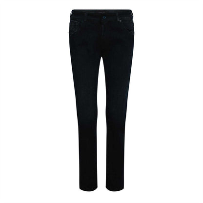 Blue - Front - Replay Womens-Ladies Faaby Cotton Slim Jeans