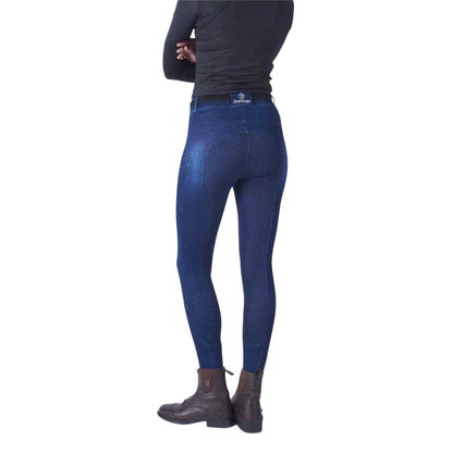 Denim - Back - Just Togs Womens-Ladies Denim Horse Riding Tights