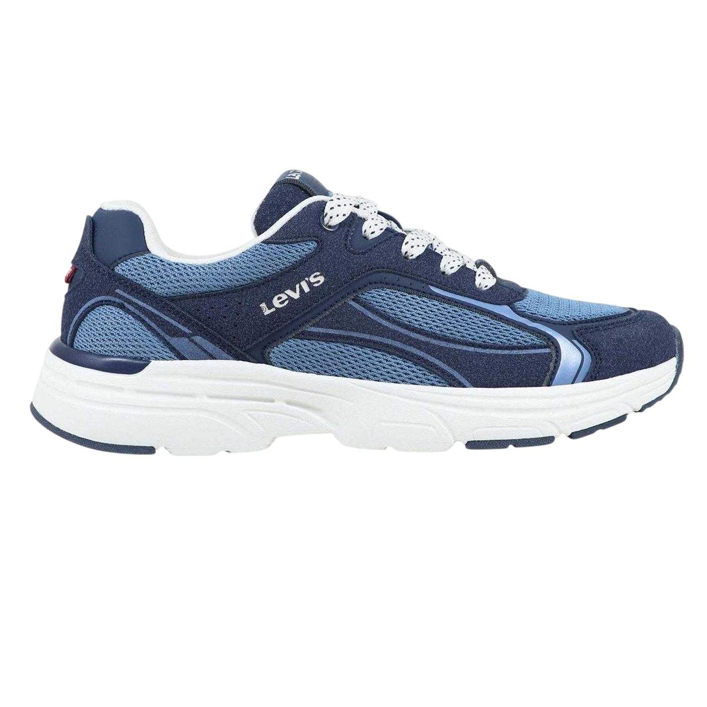 Navy - Front - Levis Childrens-Kids Curtis Trainers