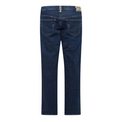 Blue - Back - Replay Womens-Ladies 9zero1 Straight Jeans