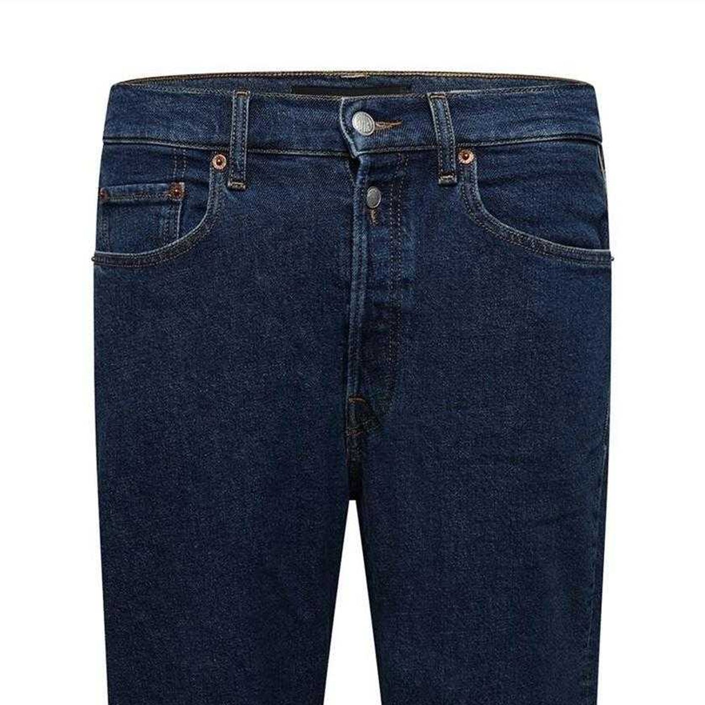 Blue - Side - Replay Womens-Ladies 9zero1 Straight Jeans