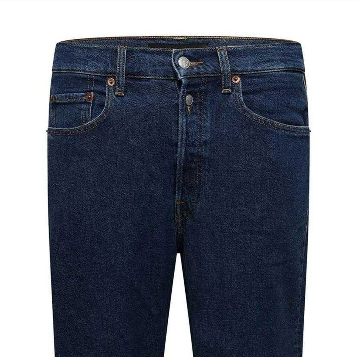 Blue - Side - Replay Womens-Ladies 9zero1 Straight Jeans