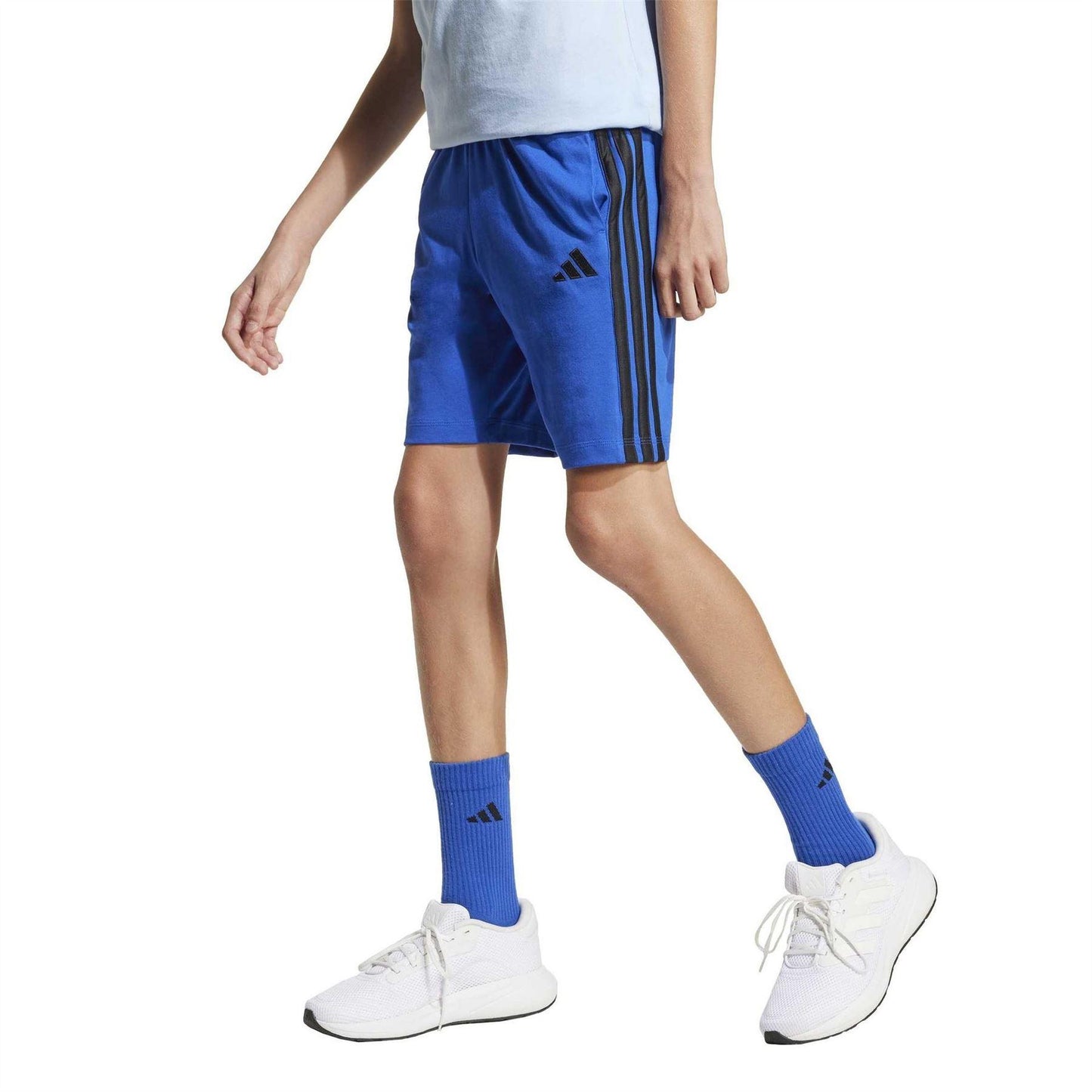 Team Royal Blue - Lifestyle - Adidas Boys Essentials 3 Stripes Shorts