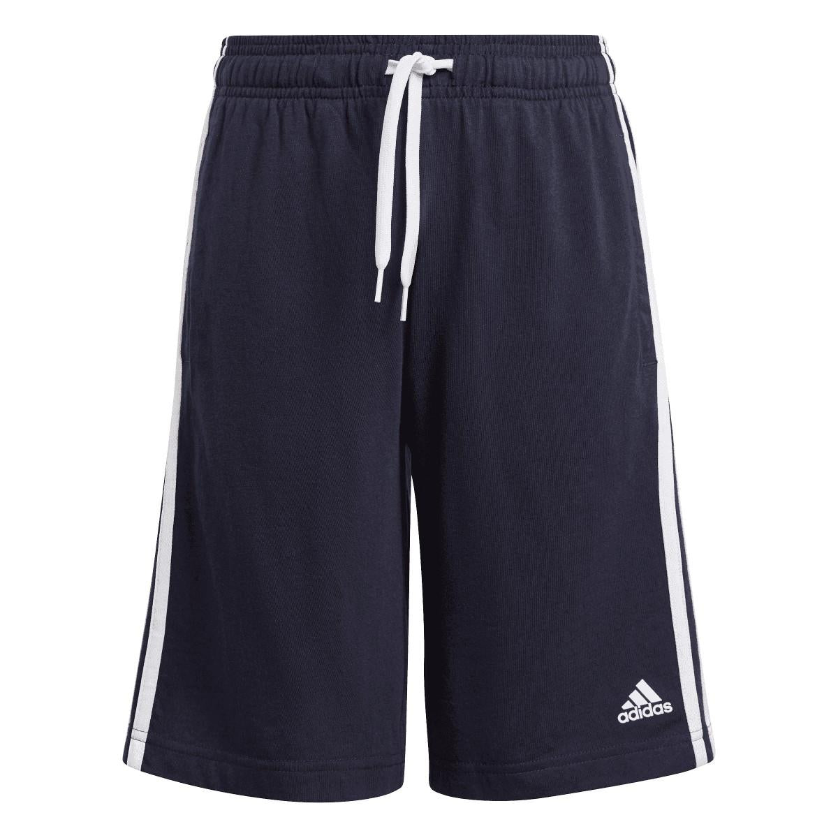 Inkwell - Front - Adidas Boys Essentials 3 Stripes Shorts