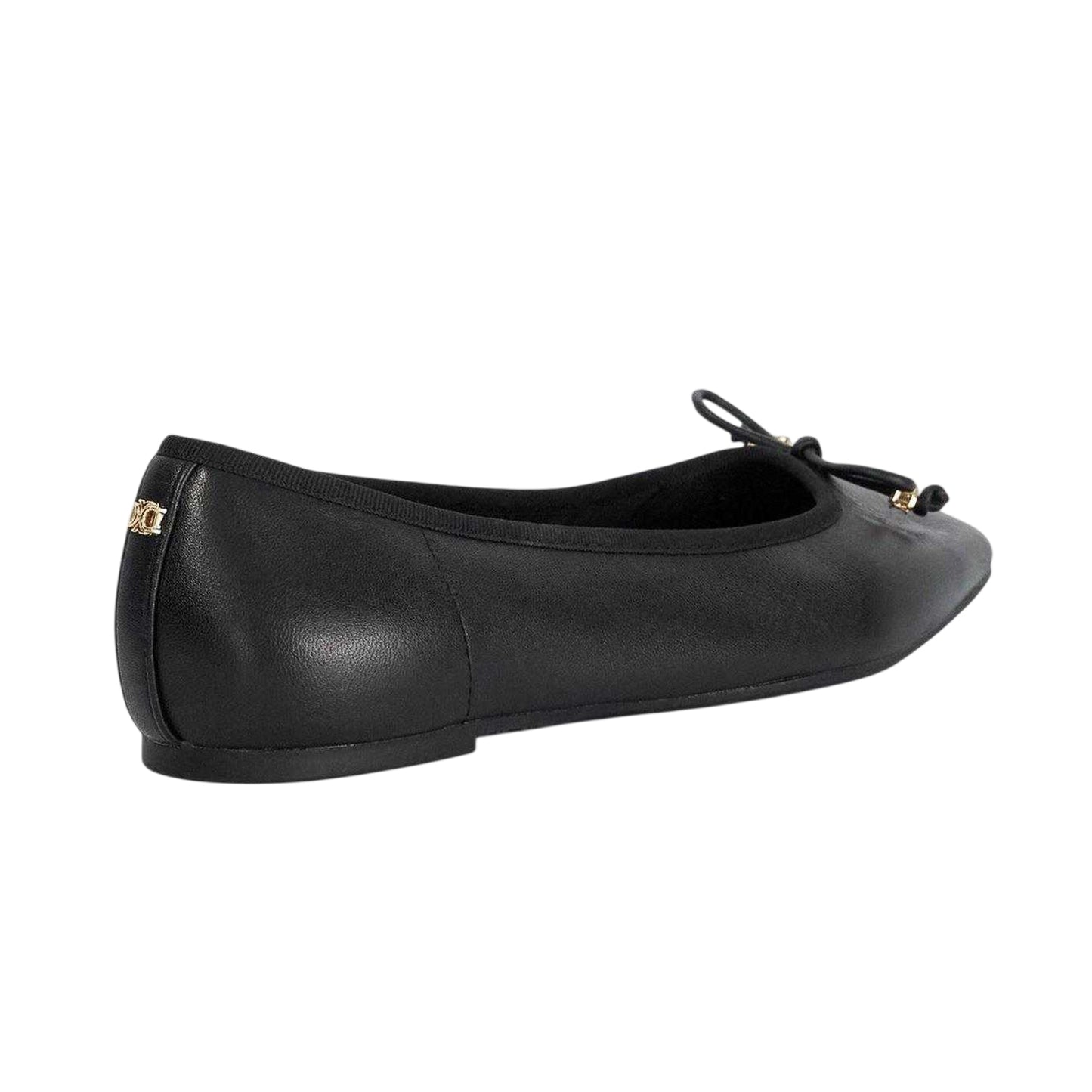 Black - Back - Dune London Womens-Ladies Lo Hennie Leather Pumps