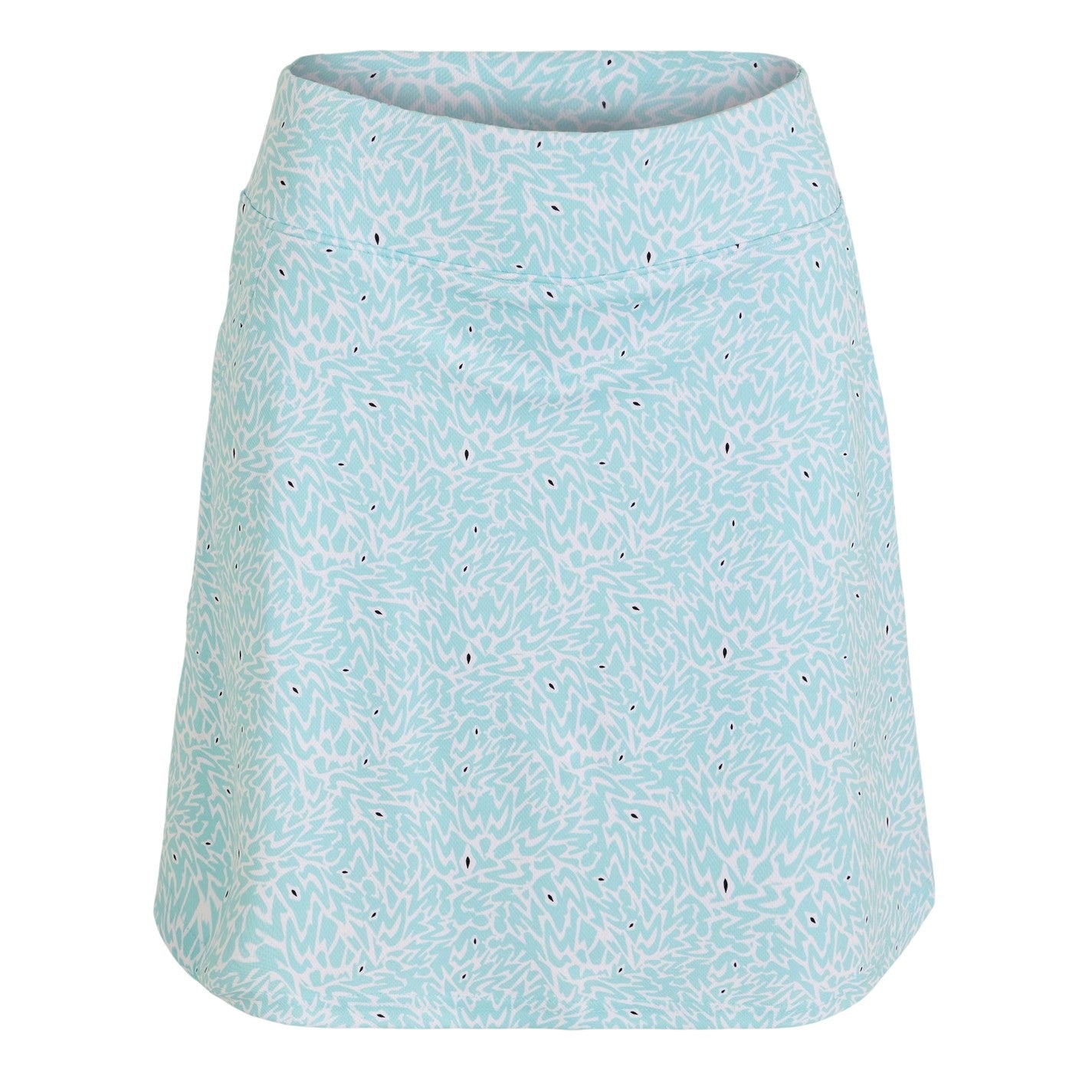 Blue - Front - Calvin Klein Womens-Ladies Abstract Regular Skort