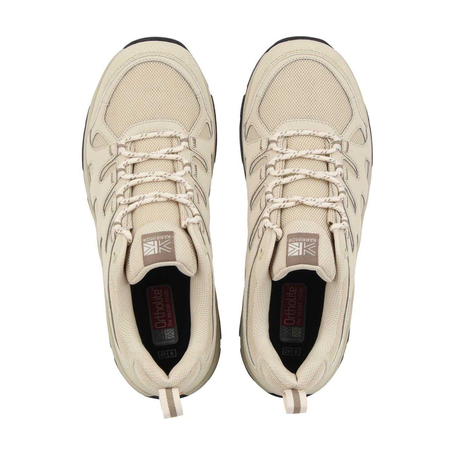 Beige - Side - Karrimor Mens Summit Walking Shoes
