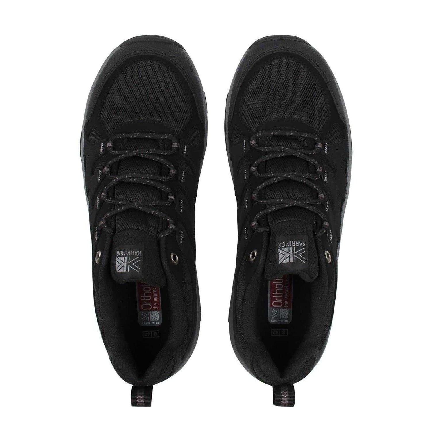Black - Side - Karrimor Mens Summit Walking Shoes