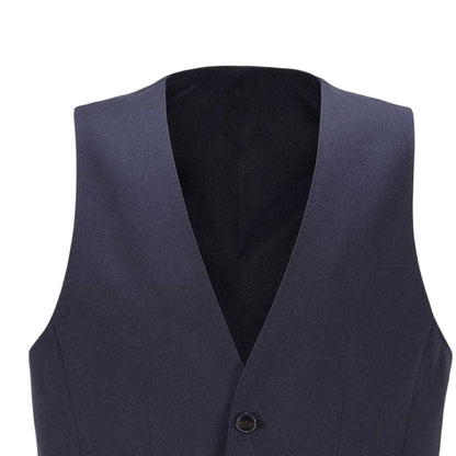 Dark Blue - Side - Boss Mens Wilson Waistcoat