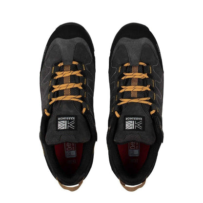 Charcoal-Yellow - Lifestyle - Karrimor Mens Hot Rock Flat Walking Shoes