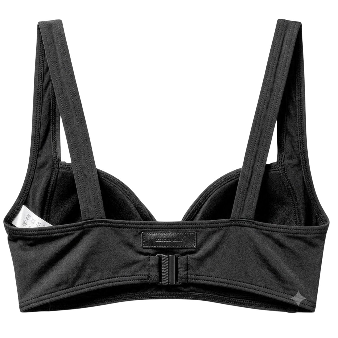 Black - Back - Panos Emporio Womens-Ladies Athena Twist Bikini Top
