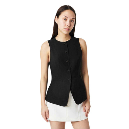 Black - Lifestyle - Edited Womens-Ladies Waistcoat
