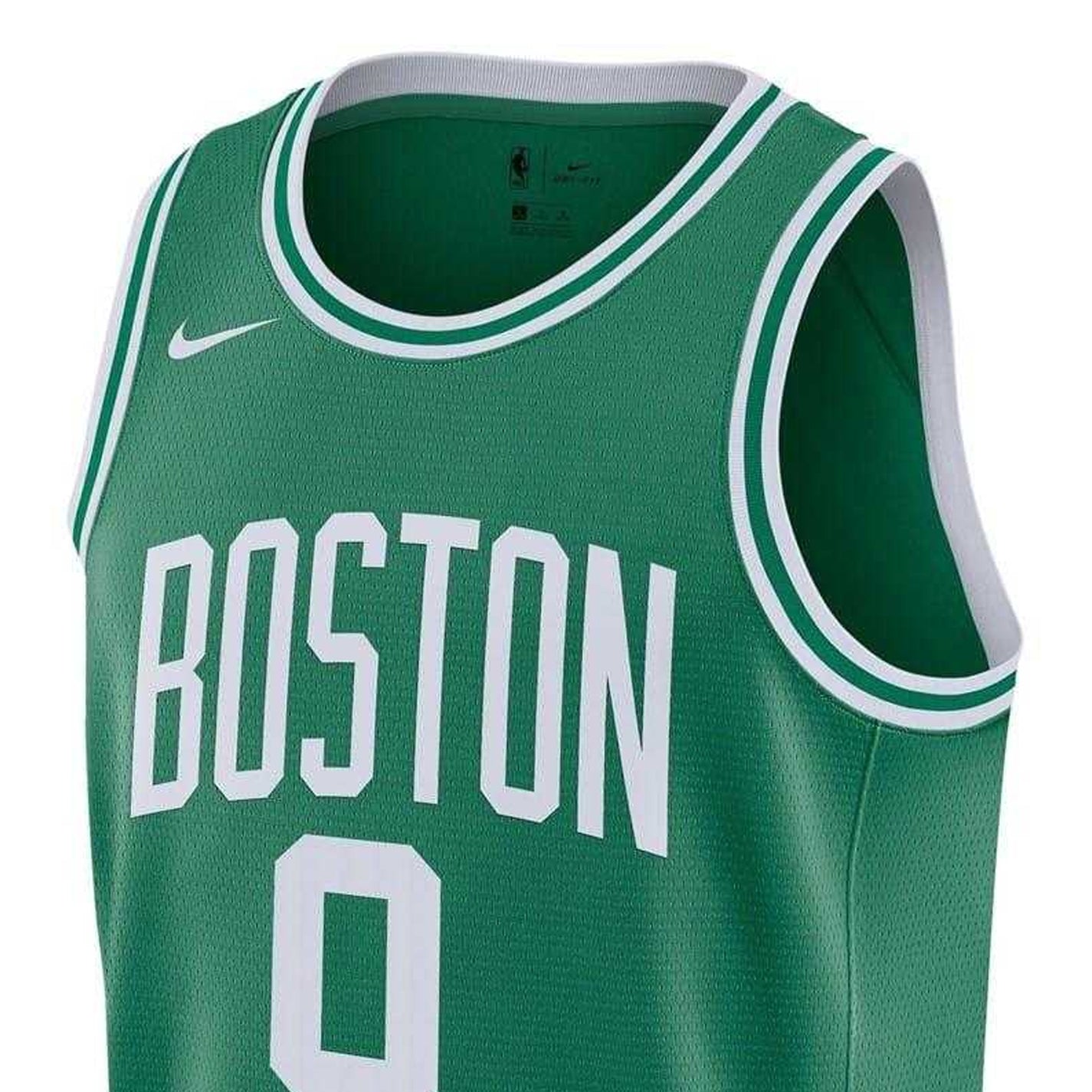 Green - Side - Nike Unisex Adult Icon Boston Sleeveless Basketball Jersey