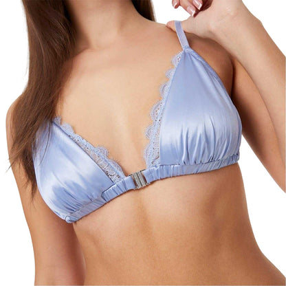 Baby Blue - Side - Jack Wills Womens-Ladies Elodie Polyester Bralette
