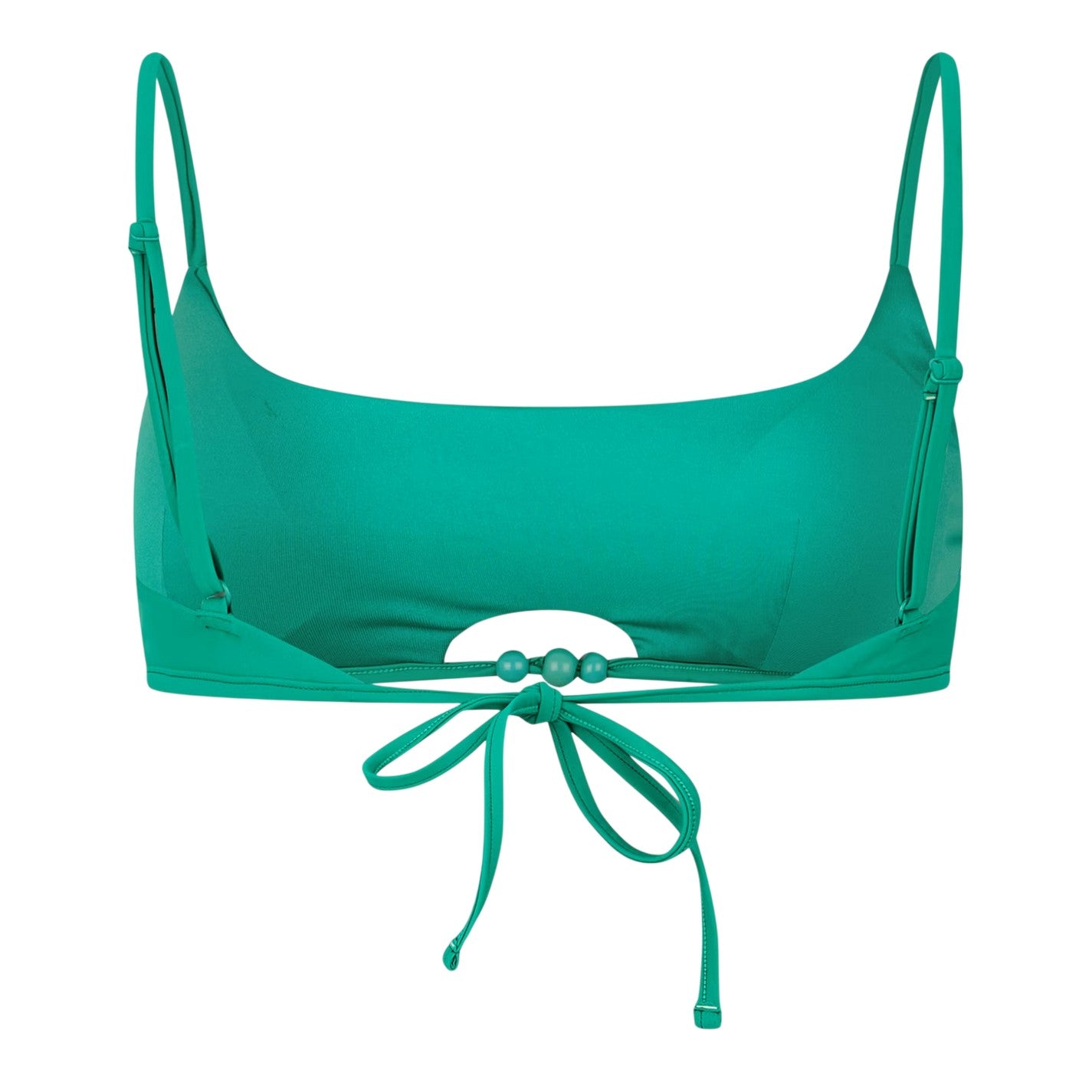 Emerald - Back - Jack Wills Womens-Ladies Beaded Bikini Top