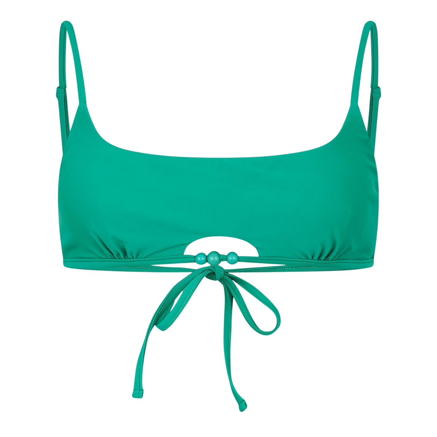 Emerald - Front - Jack Wills Womens-Ladies Beaded Bikini Top