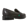 Black - Back - Kickers Womens-Ladies Lach Leather Loafers
