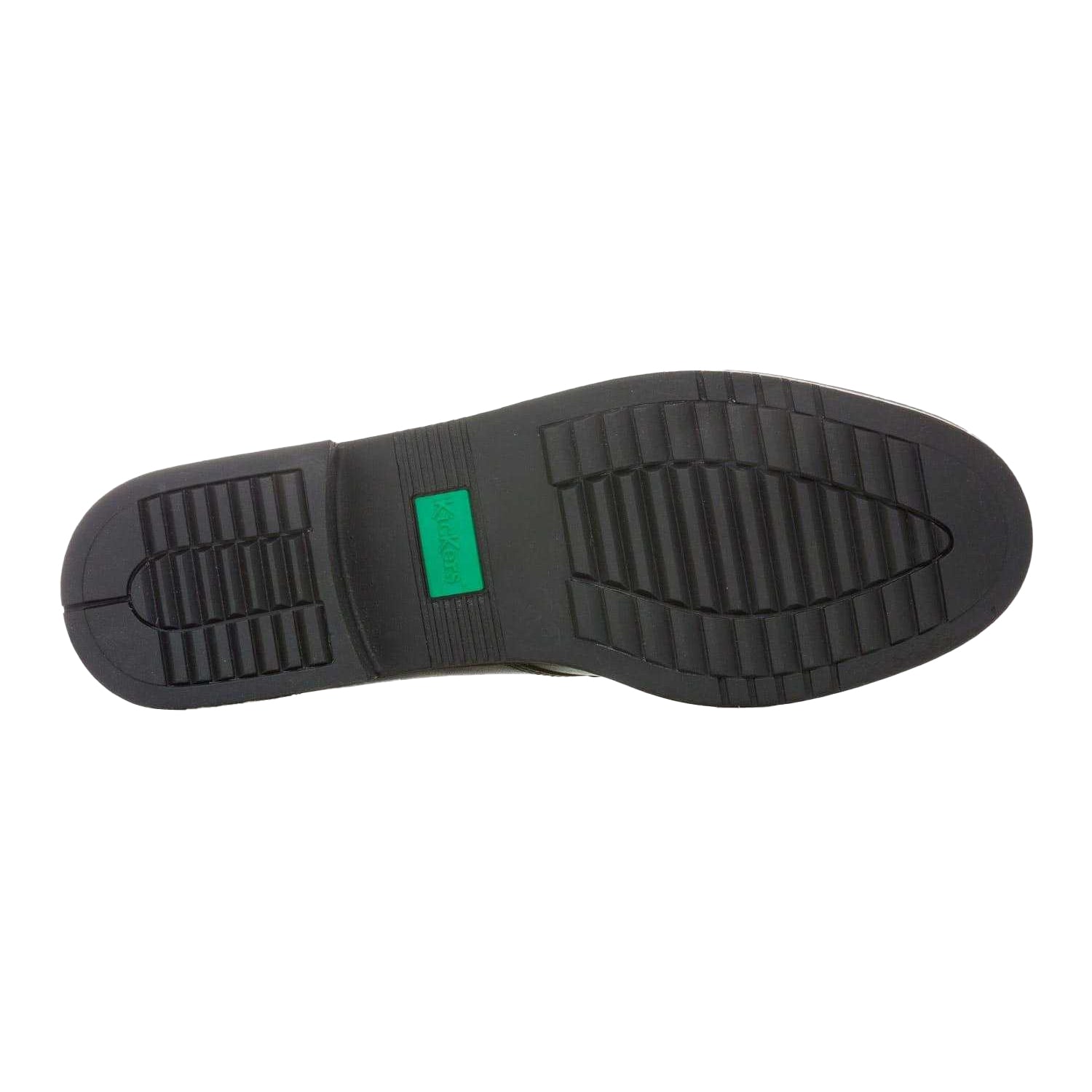 Black - Pack Shot - Kickers Womens-Ladies Lach Leather Loafers