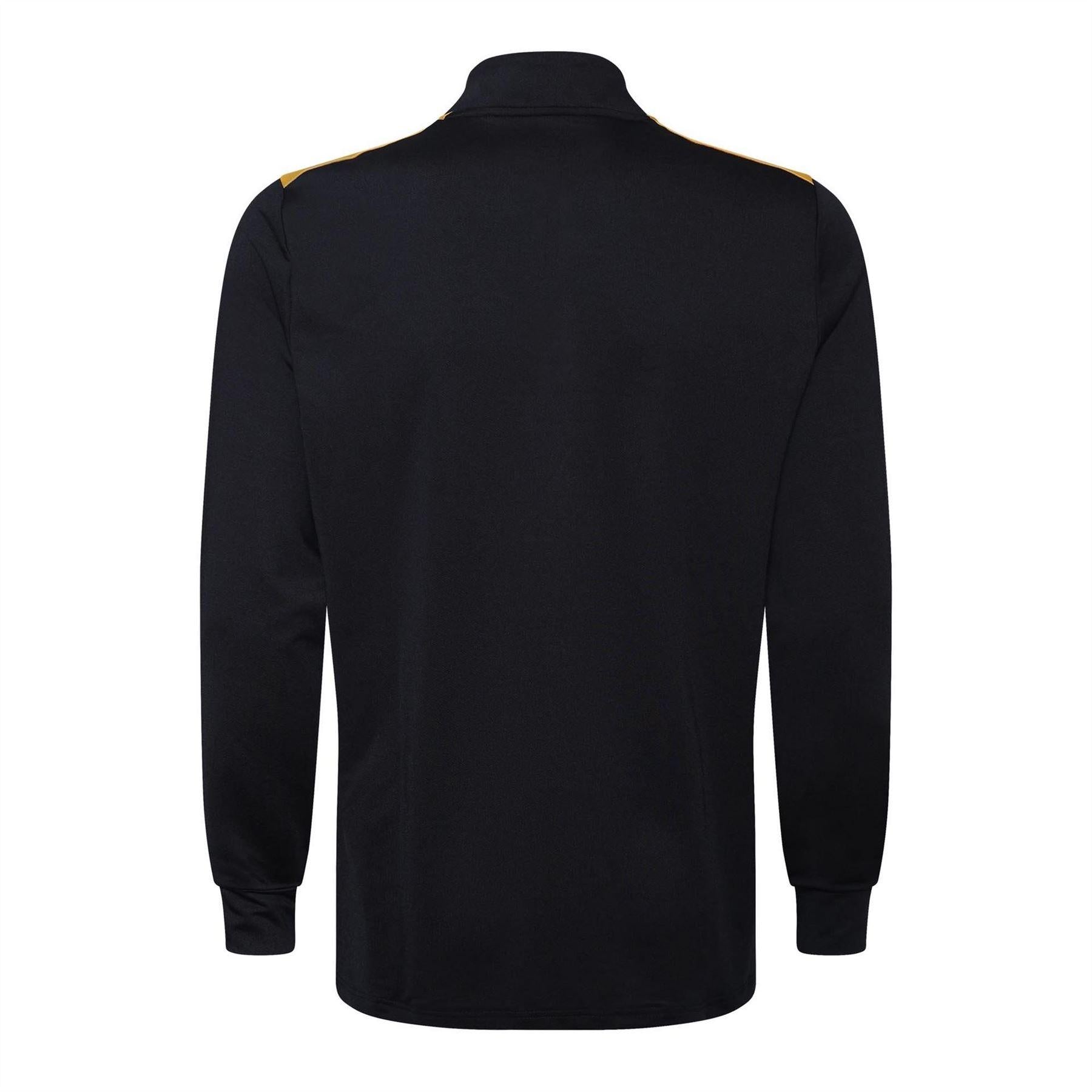 Caviar-Old Gold - Back - Castore Mens Wolverhampton Wanderers FC Quarter Zip Training Track Top