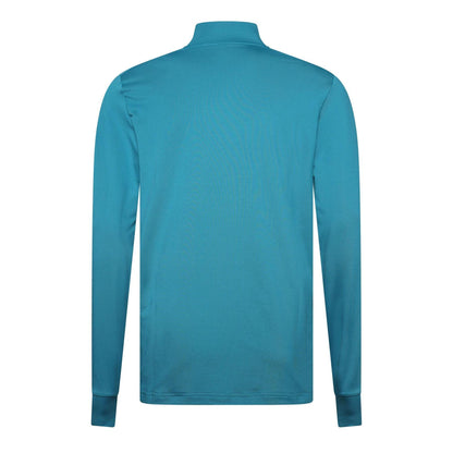 Pagoda Blue - Back - Castore Mens Wolverhampton Wanderers FC Quarter Zip Training Track Top