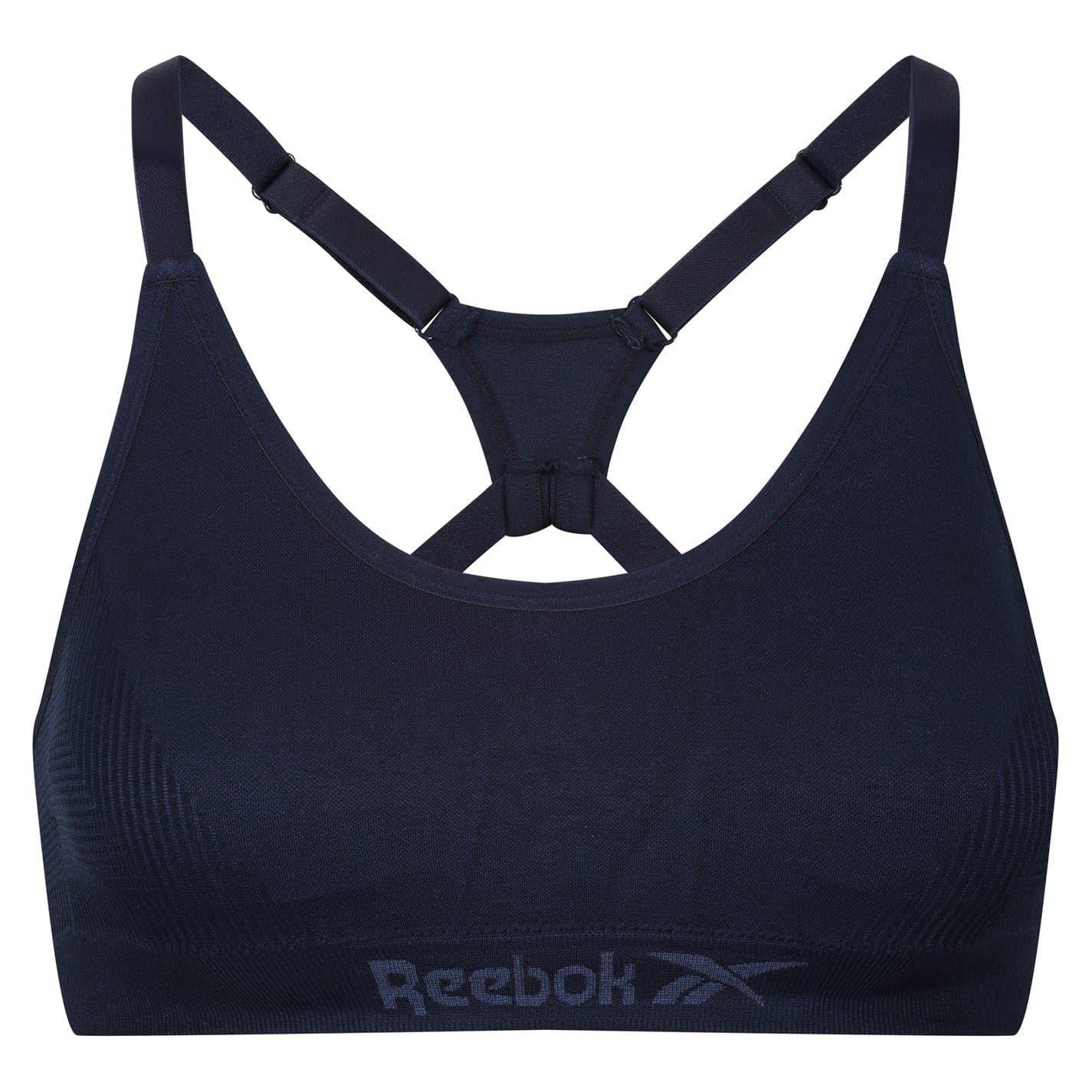 Vector Navy - Front - Reebok Womens-Ladies Iris Sports Bra