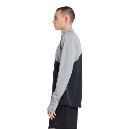 Grey - Lifestyle - New Balance Mens Utility Quarter Zip Track Top