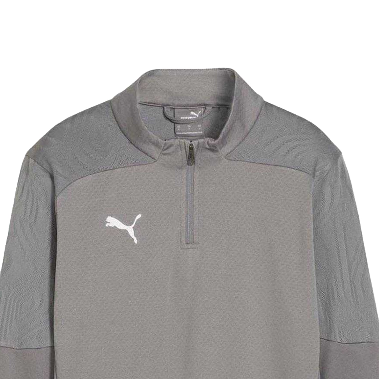 Grey - Side - Puma Mens Training Quarter Zip Track Top
