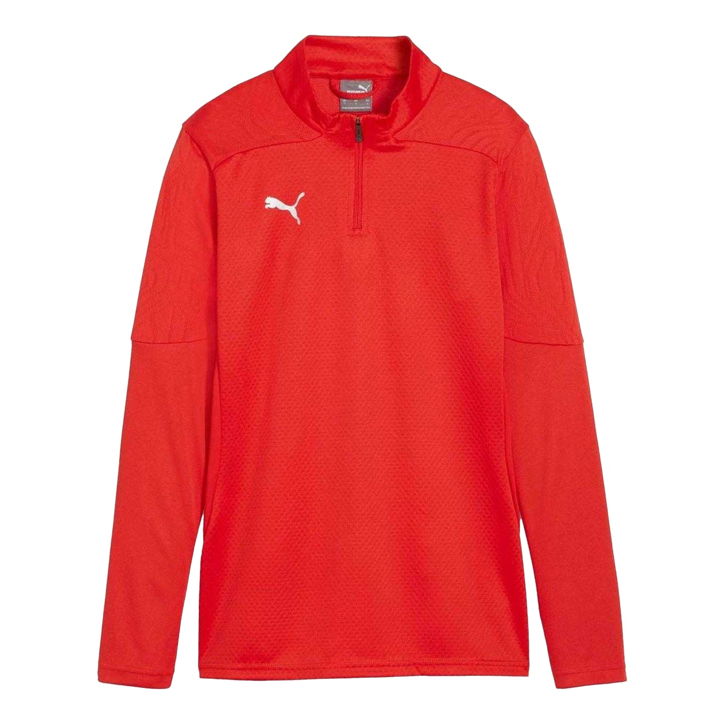 Red - Front - Puma Mens Training Quarter Zip Track Top