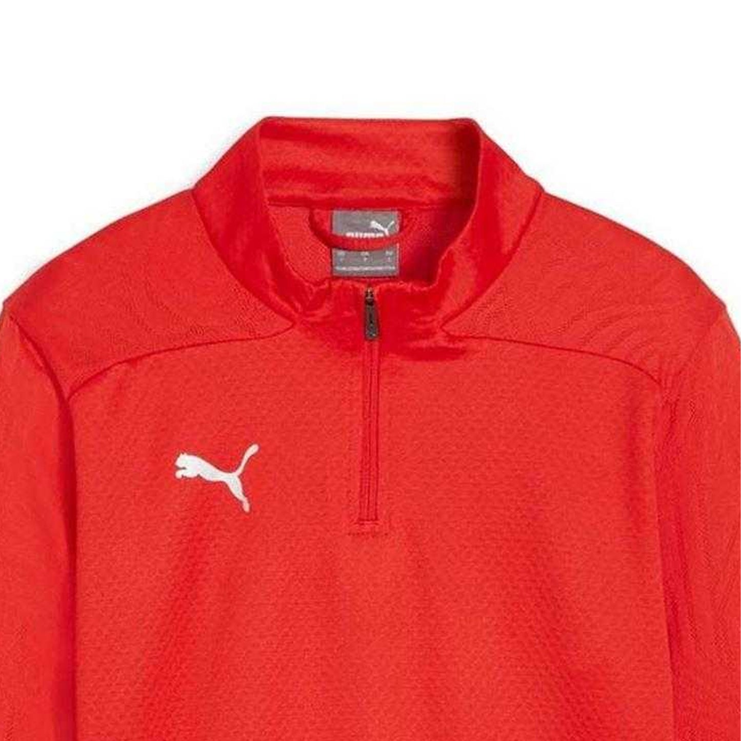 Red - Side - Puma Mens Training Quarter Zip Track Top
